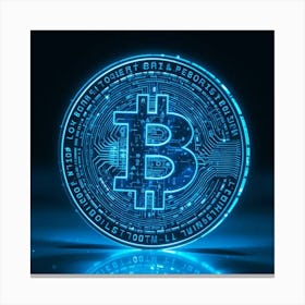 Bitcoin Stock Videos & Royalty-Free Footage Canvas Print