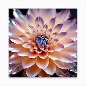 Crystal flower Canvas Print