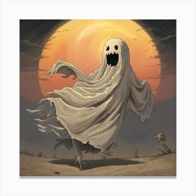 Ghost In The Night Canvas Print