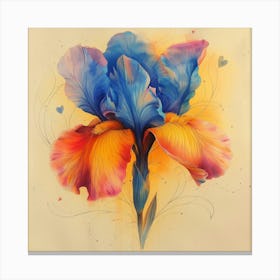 Blue Iris 2 Canvas Print