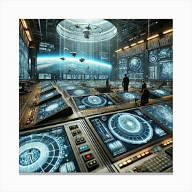 Surveillance System Converted Canvas Print