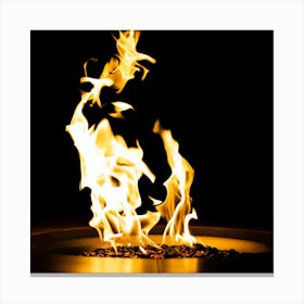 Fire Pit Canvas Print