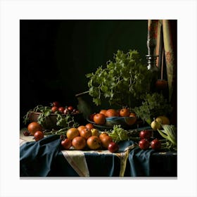 Fruit And Vegetables Canvas Print