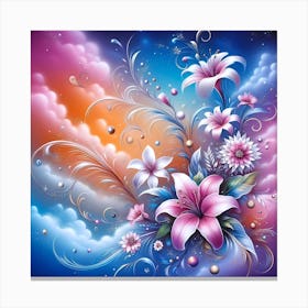 Flower Painting 1 Canvas Print