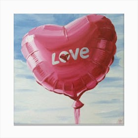 Love Balloon Canvas Print