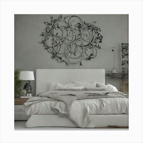 Abstract Metal Wall Art 2 Canvas Print