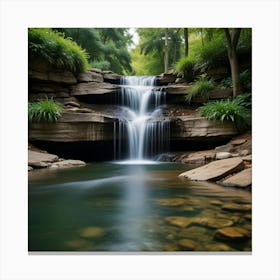 Default Create Unique Design Of Water Fall 2 Canvas Print