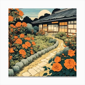 Japanese Garden Canvas Print