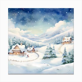 Winter Canvas Bliss Canvas Print