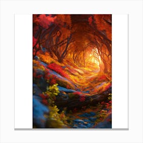 Autumn Forest 16 Canvas Print