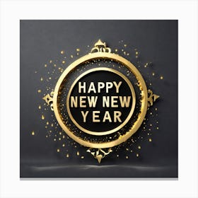 Happy New Year 135 Canvas Print