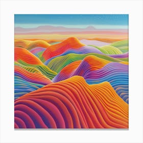 'The Rainbow Valley' Canvas Print