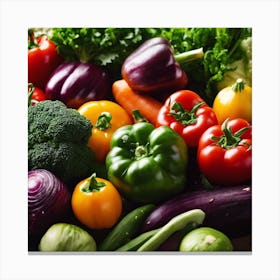 Colorful Vegetables 1 Canvas Print