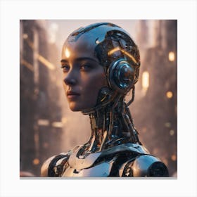 Cyborg Canvas Print