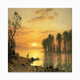 Sunset On The Lake Toile