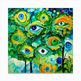 Eye Of The Forest Canvas Print