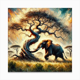 Of Immortal Strength.AI 1 Canvas Print