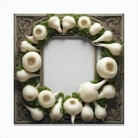 Onion Wreath Canvas Print