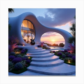 Futuristic House 9 Canvas Print