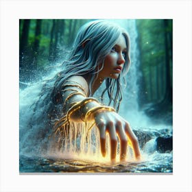 Pulled From The Deep Canvas Print