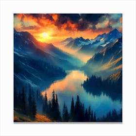 Enchanted Horizon 29 Canvas Print