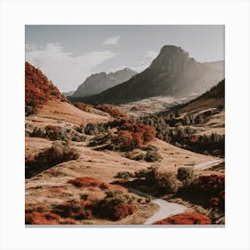 Autumn In The Mountains Canvas Print