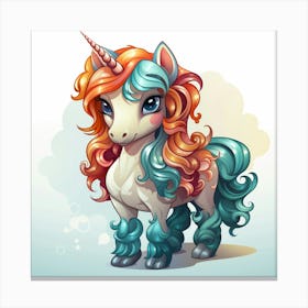 Cute Unicorn 12 Canvas Print