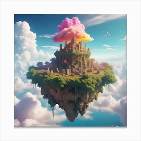 Island In The Sky Canvas Print