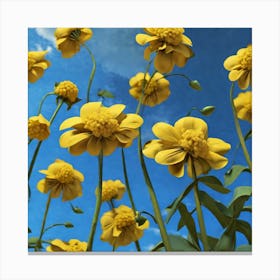 Yellow Flowers 4 Canvas Print