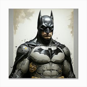 Batman Art Print 0 Canvas Print