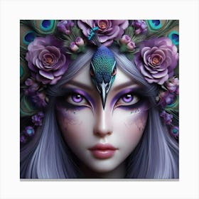 Peacock 4 Canvas Print