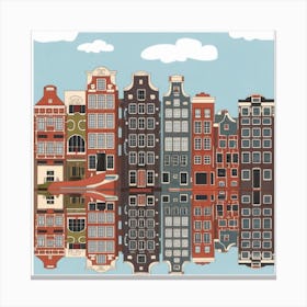 Amsterdam Skyline Canvas Print