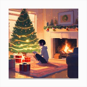 Christmas Tree 43 Canvas Print