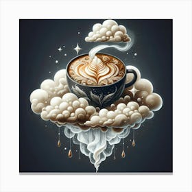 Coffee And Clouds 1 Canvas Print