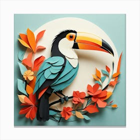 Minimalist, Toucan 1 Canvas Print