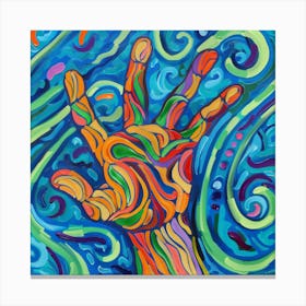 Hand Of Love Canvas Print