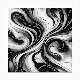 Abstract Swirls 1 Canvas Print