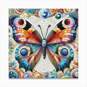 Butterfly Mosaic III Canvas Print