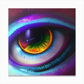 Eye Of The Galaxy Canvas Print