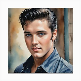 Elvis Presley The King of Rock'n'Roll 1 Canvas Print