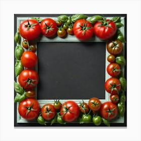 Frame Of Tomatoes 11 Canvas Print