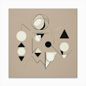 Geometric Shapes Wall Art Canvas Print