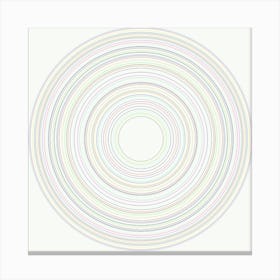 Circles - Colorful Canvas Print