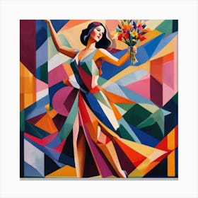 Dancing In Color Canvas Print