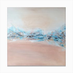 Abstract Of A Beach Canvas Print