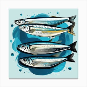 Sardines Canvas Print