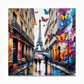 Paris Eiffel Tower 50 Canvas Print