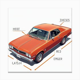 Chevrolet Nova 1 Canvas Print