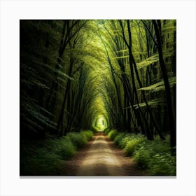 Path Through The Forest Canvas Print