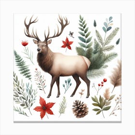 Elk 2 Canvas Print